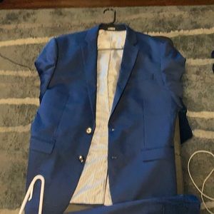 Blue express slim suit